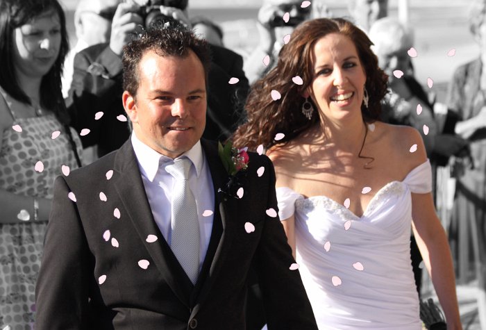 The newlyweds